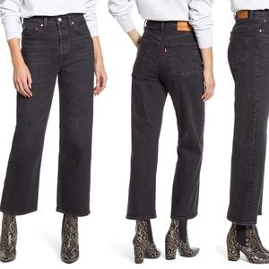 Levi’s Ribcage High Waist Ankle Straight Leg Jeans